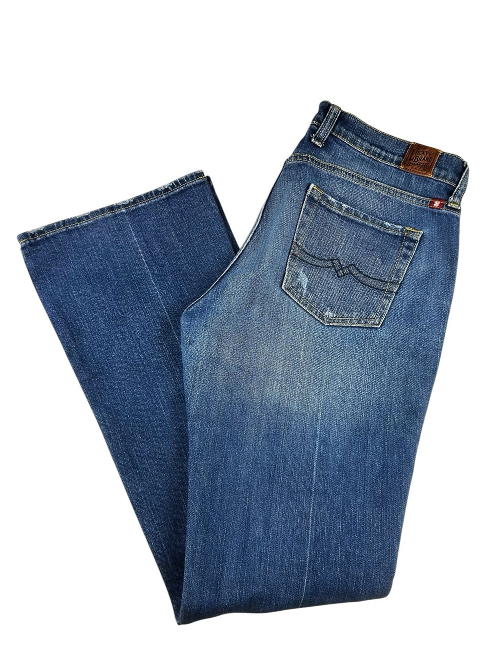 Lucky Brand Y2K Cumberland Sweet n Low Bootcut Jeans Size 6/28 Medium Wash